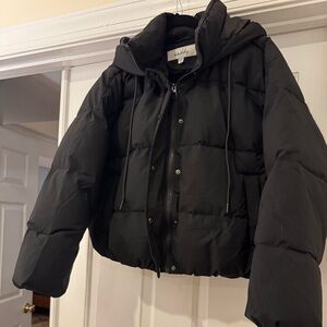 Sebby Black Puffer Jacket
